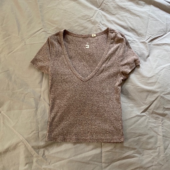 PacSun Tops - Purple/grey crop top